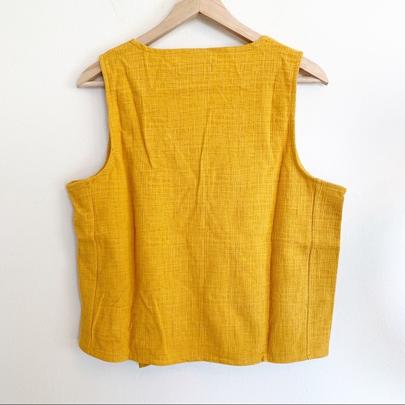 Madewell Wrap-Tie Tank Top Tungsten Glow - Picture 4 of 8